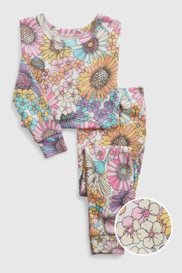 pink pj set gap
