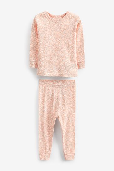 pink pj set gap