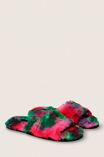 Victoria secret pink open discount toe slippers