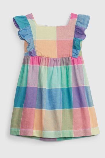 Gap baby plaid dress top