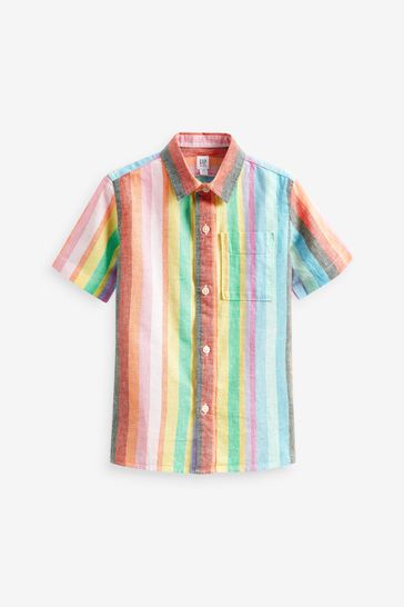 Gap short top sleeve button down