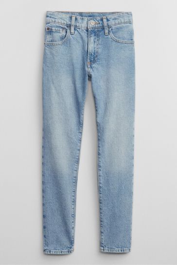 Light blue clearance tapered jeans