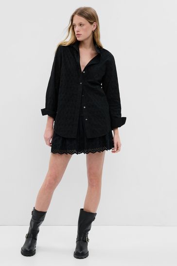 Long boyfriend deals shirt dress