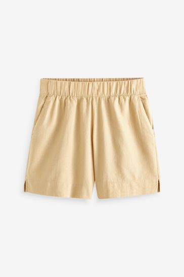 Linen top shorts gap