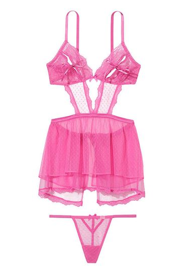 on X: Victoria Secret Pink Lace Babydoll  / X