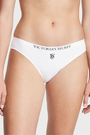 Victoria's Secret White Bikini Knickers