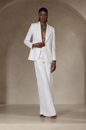 Banana republic white dress top