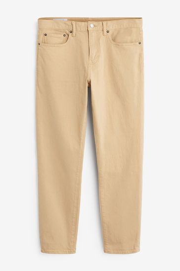 Beige slim fit store jeans