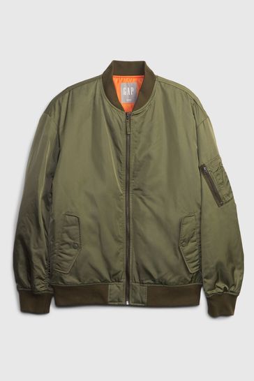 Black bomber jacket gap sale