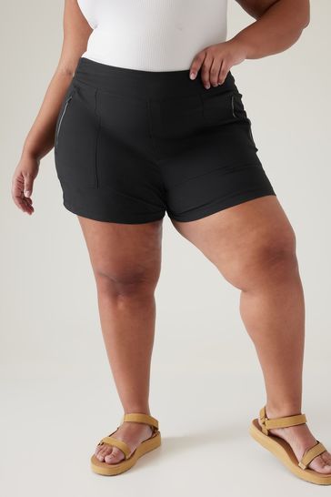Athleta black shorts sales