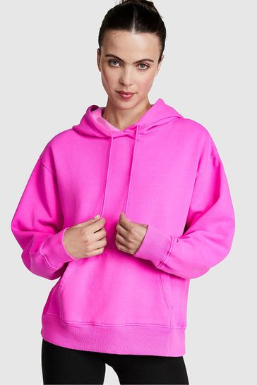 Hot pink victoria's secret hoodie 2025
