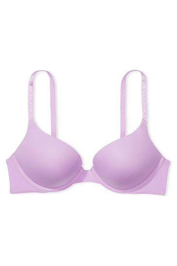 Buy Victoria's Secret Silky Lilac Purple Rib Micro Add 2 Cups Push Up  Bombshell Bra from Next Ireland