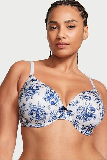 Victoria's Secret Coconut White Floral Lightly Lined Full Cup Bra
