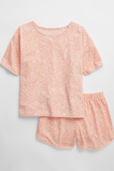 pink pj set gap