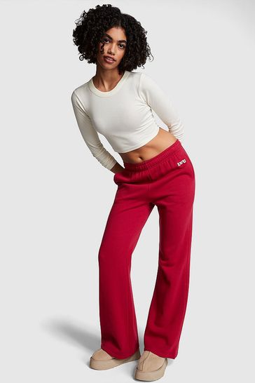 Pink shop flare joggers