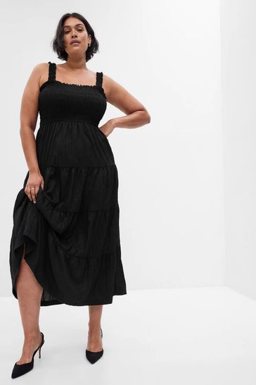 Bp smocked sales midi dress