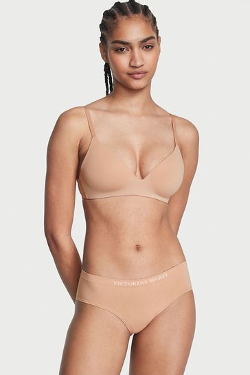 Victoria's Secret Sweet Praline Nude Smooth Seamless Hipster Knickers