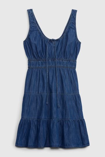 Gap sleeveless denim dress clearance