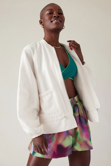 Athleta shop white jacket