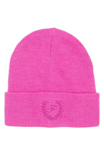 Pink beanie cheap victoria's secret