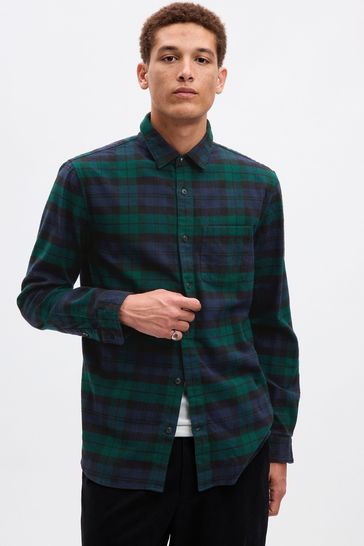 Gap plaid shirt clearance mens