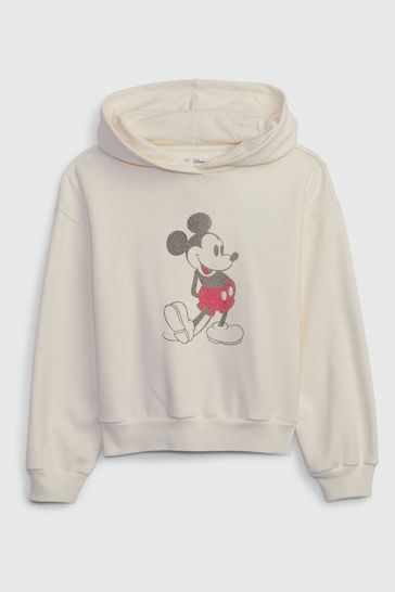 Mickey mouse cheap white hoodie