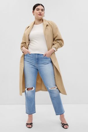 Ripped sales jeans gap