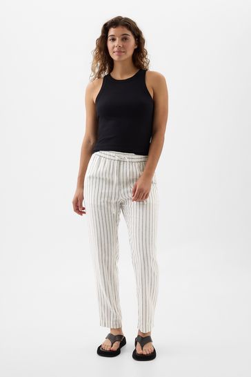 Gap white shop trousers