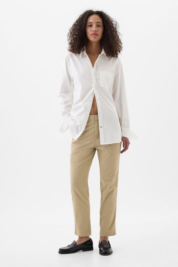 High rise best sale chino pants mens