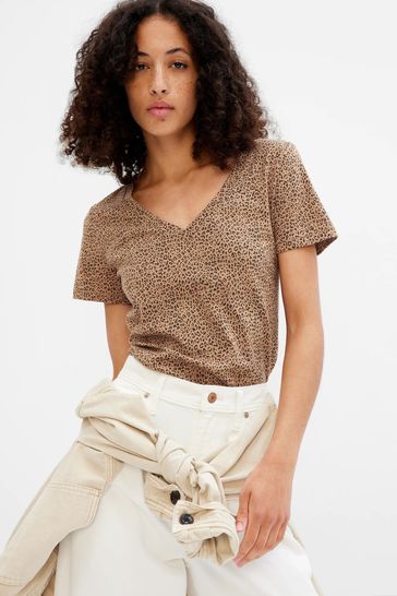 Leopard print skirt gap shop