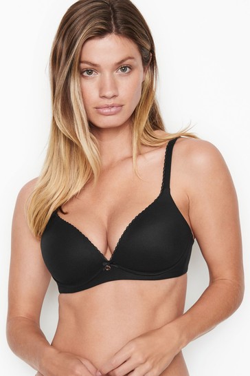 Victoria's Secret Black Smooth Lightly Lined Non Wired Bra