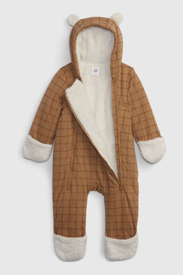 Gap Brown Sherpa Bear One Piece