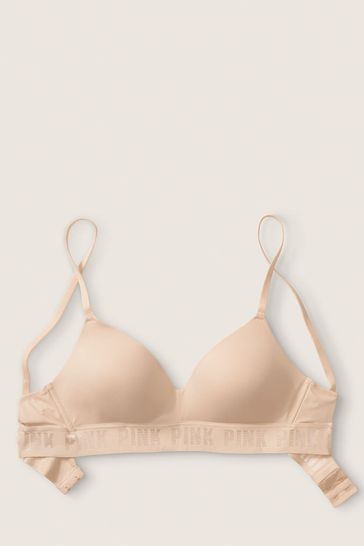 Victoria'S Secret Non Wired  Wear Everywhere Smooth Lightly Lined Non  Wired T-Shirt Bra Burnt Umber Brown - Womens · Clean Livin Life