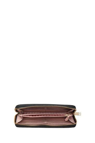 Sylvia perforated slim online continental wallet