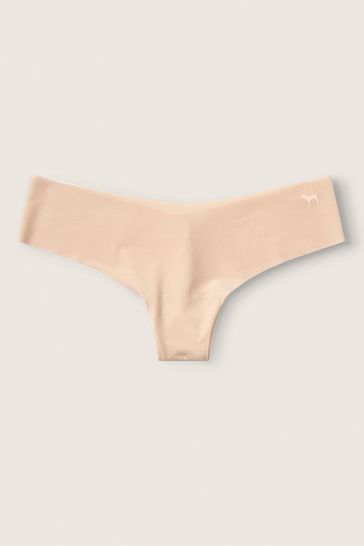 Victoria's Secret PINK Beige Nude No Show Thong Knickers