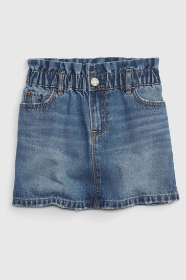 Ruffle store skirt denim