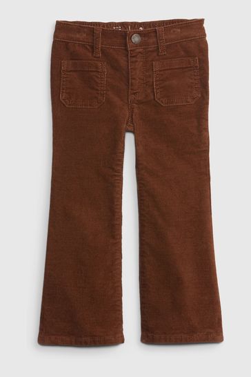Gap Brown Corduroy Flare Trousers