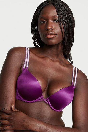 Victoria's Secret Double Shine Strap Add 2 Cups Push Up Bombshell