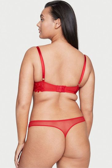 Buy Victoria's Secret Lipstick Red Lace Unlined Bralette from Next