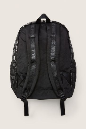 Black velvet outlet pink backpack