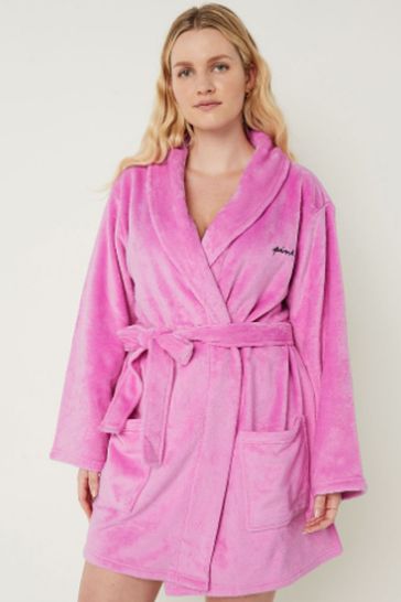 Victoria's Secret PINK Pink Bloom Cosy Long Sleeve Dressing Gown