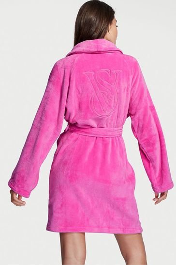 Victoria's Secret Summer Pink Cosy Short Dressing Gown
