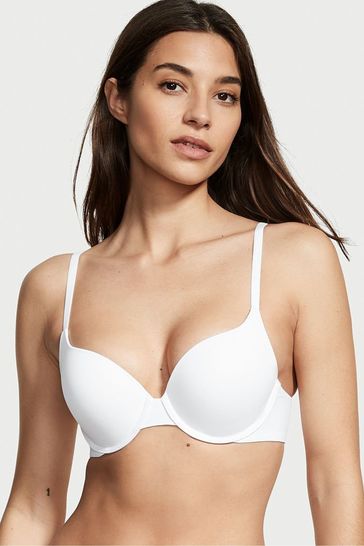 Victoria's Secret White Smooth Full Cup Push Up T-Shirt Bra