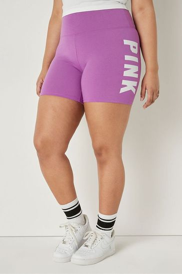 Pink cotton shop biker shorts