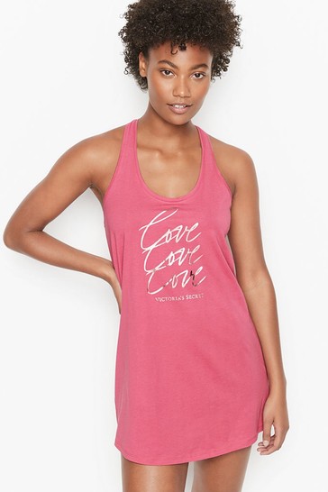 Buy Victoria s Secret Lightweight Cotton Sleepshirt Tank from the