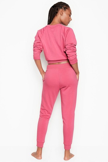 Stretch fleece jogger victoria secret clearance