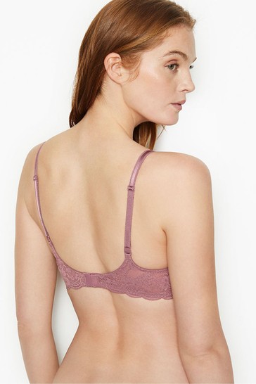 Buy Victoria's Secret Mauvelous Purple Lightly Lined Lace Plunge
