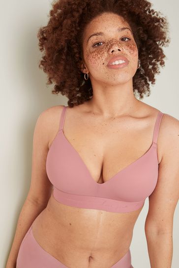 Victoria's Secret PINK Damsel Pink Smooth Lightly Lined Non Wired T-Shirt Bra