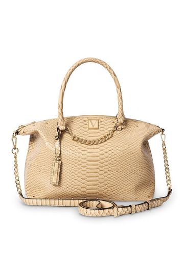 Victoria s Secret Gold Python Satchel