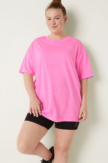 Plus size pink online shirts victoria's secret